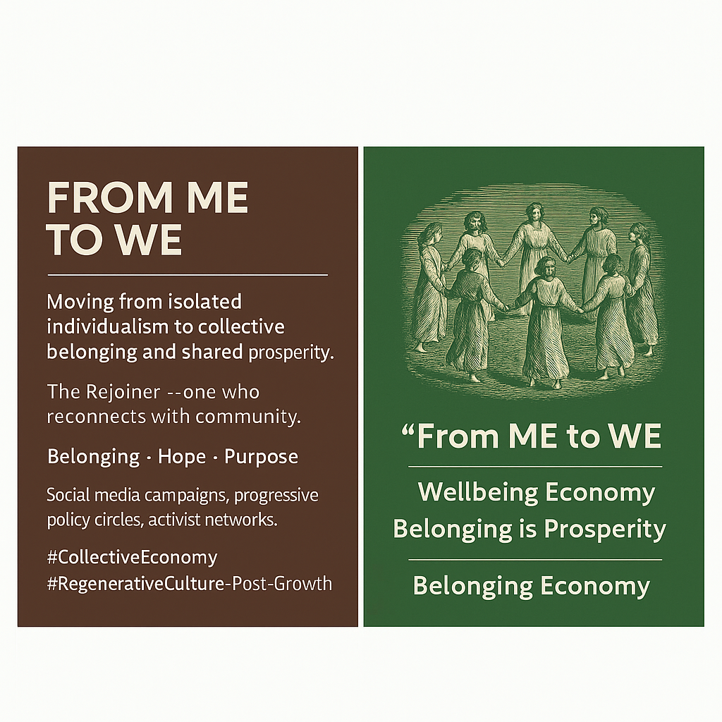 From ME to WE - Rejoining